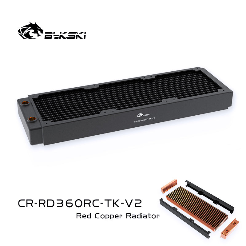 Bykski 360mm Radiator D40 V2 Full Copper