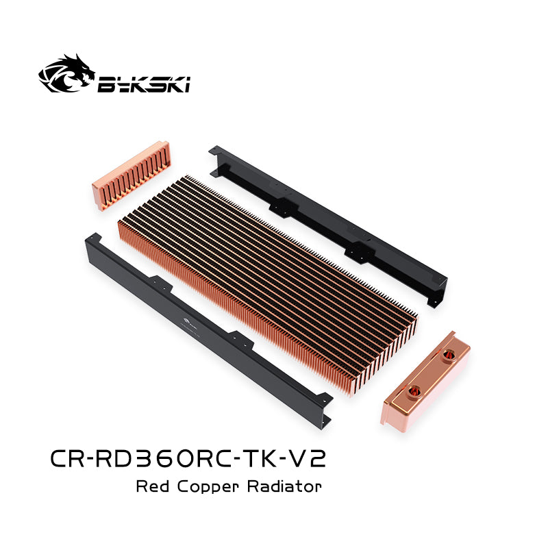 Bykski 360mm Radiator D40 V2 Full Copper