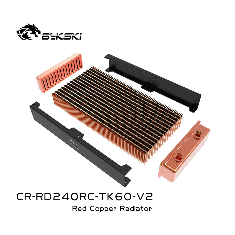 Bykski 240mm Radiator D60 V2 Full Copper